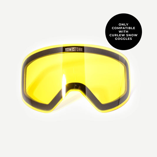 Low Light Snow Lens - Yellow | Curlew Snow Goggles