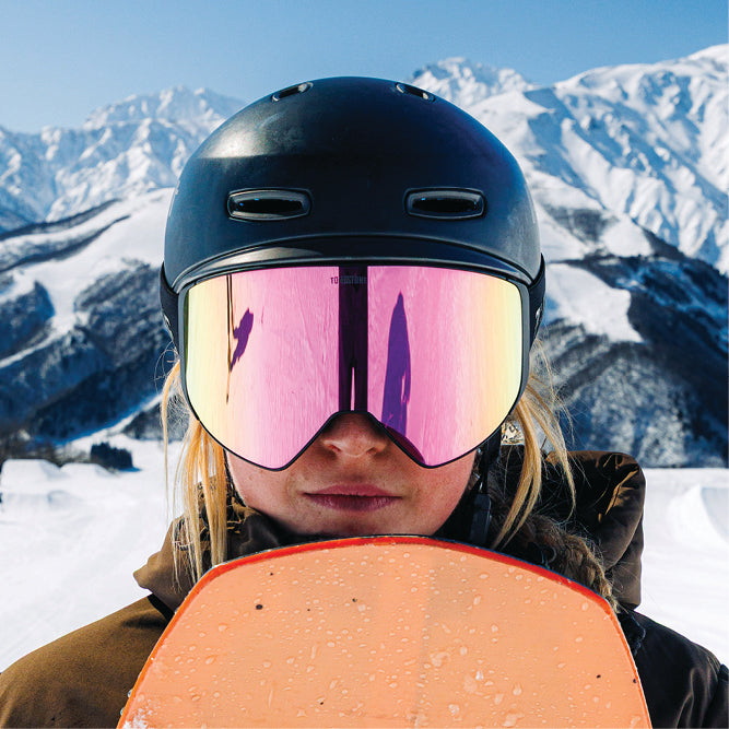 Staple (Pink/Gold) | Summit Snow Goggles