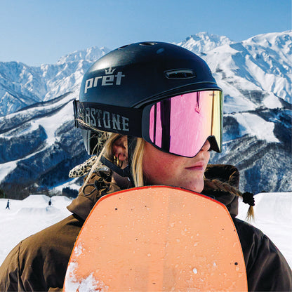 Staple (Pink/Gold) | Summit Snow Goggles