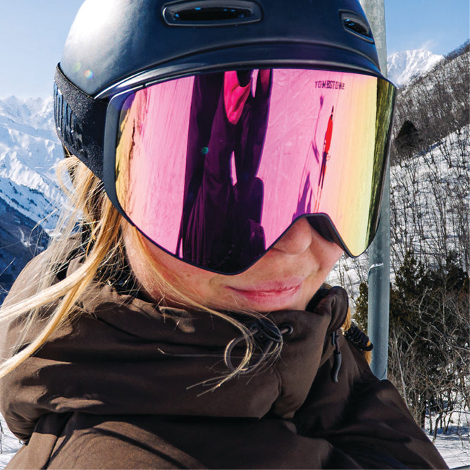 Staple (Pink/Gold) | Summit Snow Goggles
